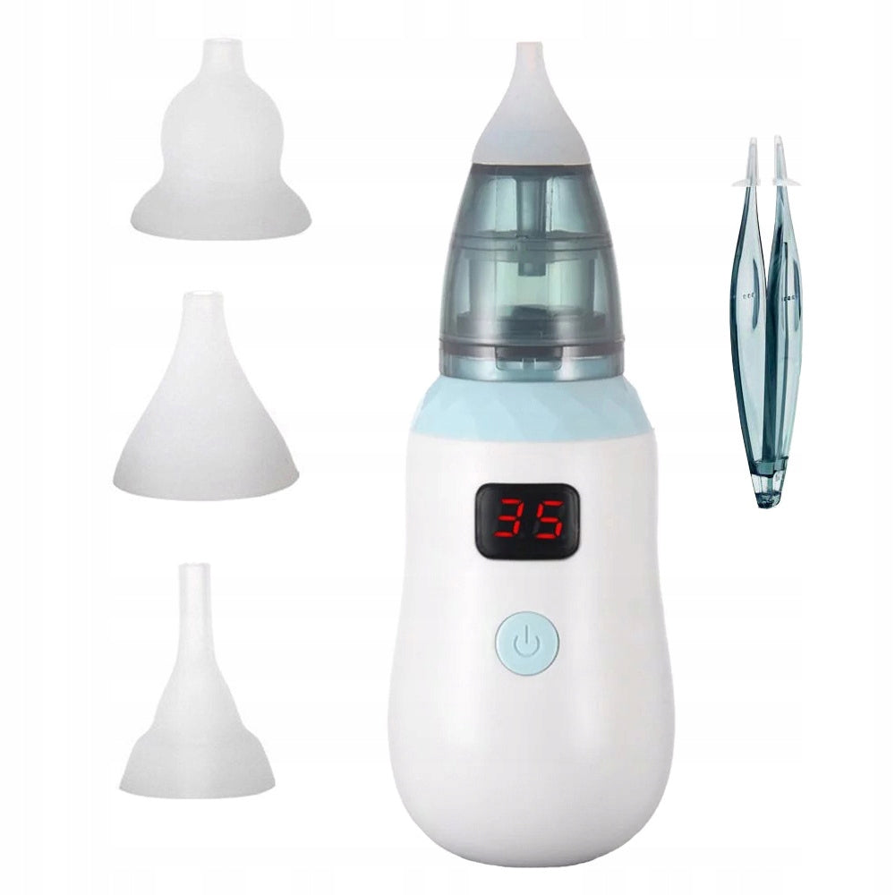 EAR NOSE ASPIRATOR ELECTRIC RUNNY NOSE EXTRACTOR POWER REGULATION LCD