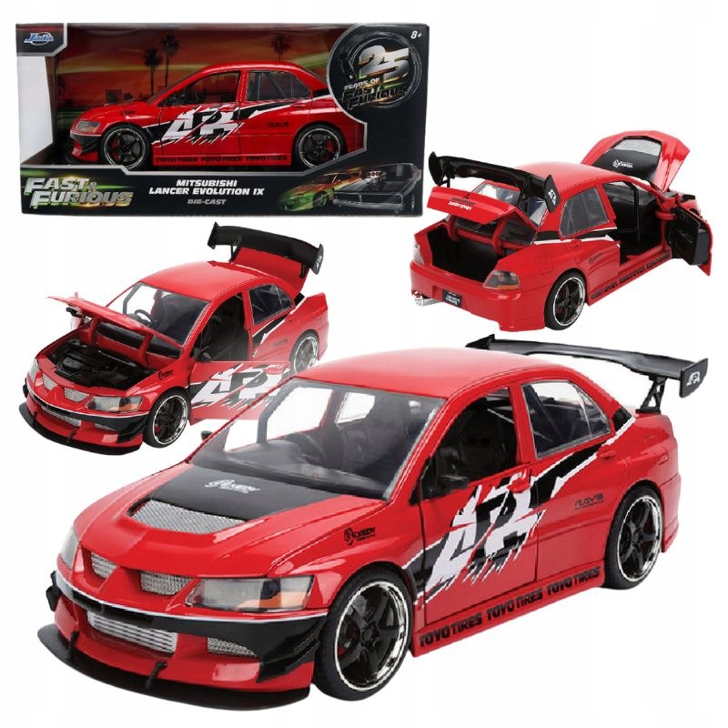 EATS FAST&FURIOUS MITSUBISHI LANCER METAL VEHICLE AUTO