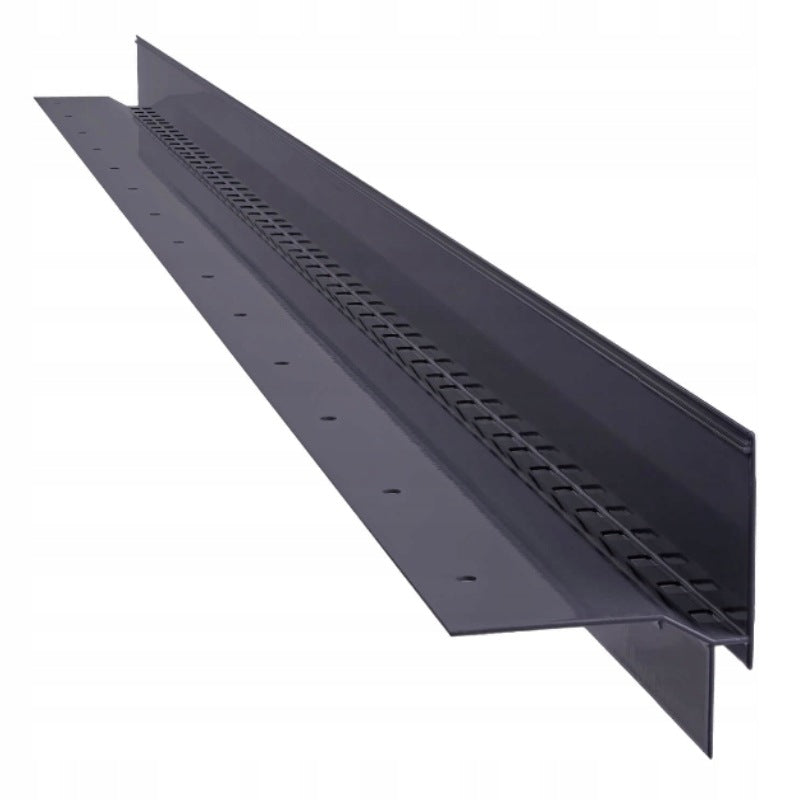 EAVES PROFILE STRAIGHT W60 200 CM RAL 7024 RENOPLAST