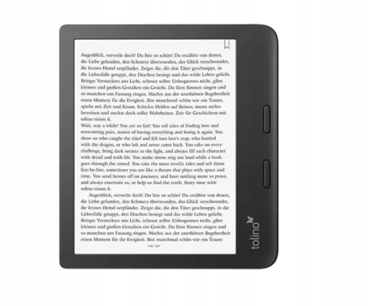EBOOK READER TOLINO VISION 6 17.8 CM (7 INCH) BLACK
