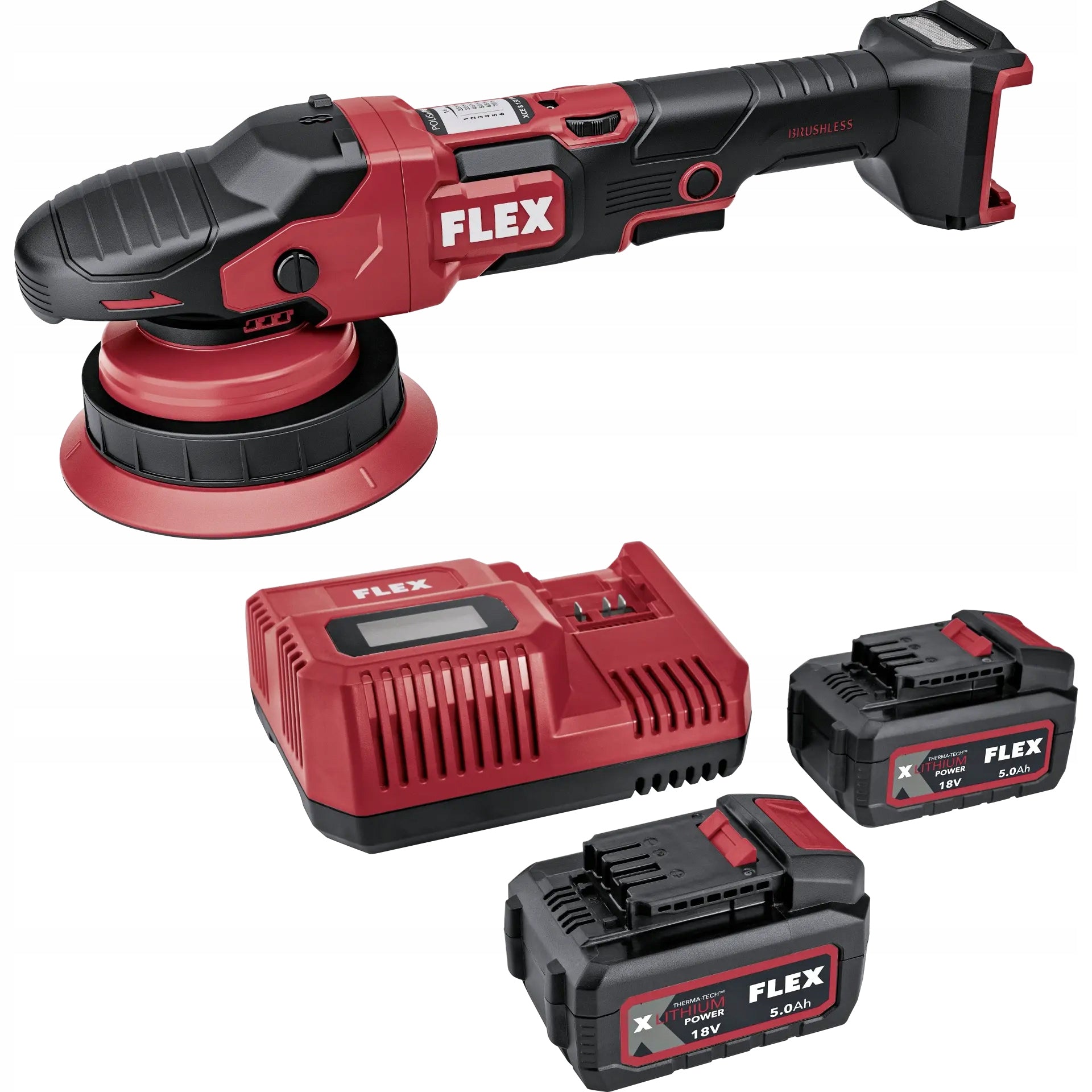 ECCENTRIC CORDLESS POLISHER FLEX XCE 8 150 18-EC Set 150mm SET