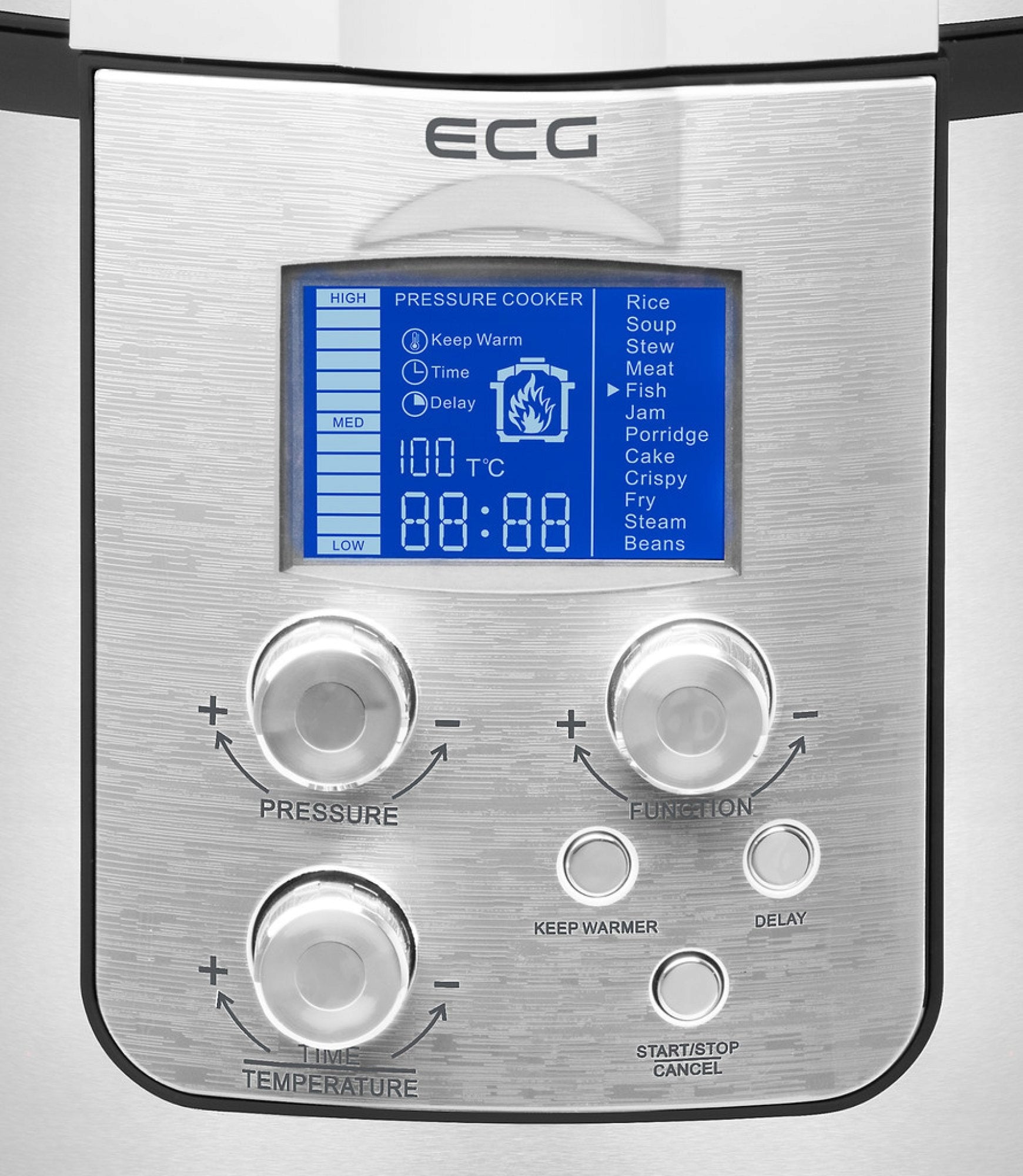 ECG MHT 1661 Pressione Nuovo Multifunkční tlakový hrnec, 6 l Brand ECG