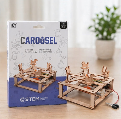 EDUCATIONAL BLOCKS FOR FOLDING STEM CAROUSEL HORSE GIFT CHILDREN TOY Manufacturer code PREZENT URODZINY ŚWIĘTA DZIEŃ DZIECKA