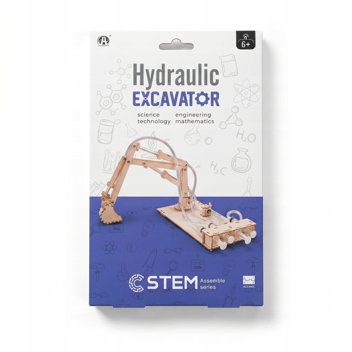 EDUCATIONAL BLOCKS FOR FOLDING STEM EXCAVATOR HYDRAULIC GIFT CHILDREN