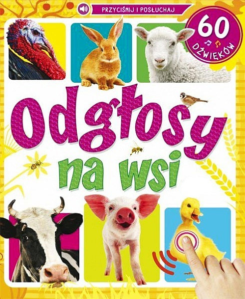 EDUCATIONAL BOOK ANIMAL SOUNDS VILLAGE 60 SOUNDS Brand no brand