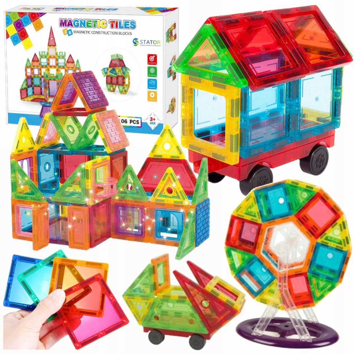 EDUCATIONAL BUILDING BLOCKS SET XXL 106 EL