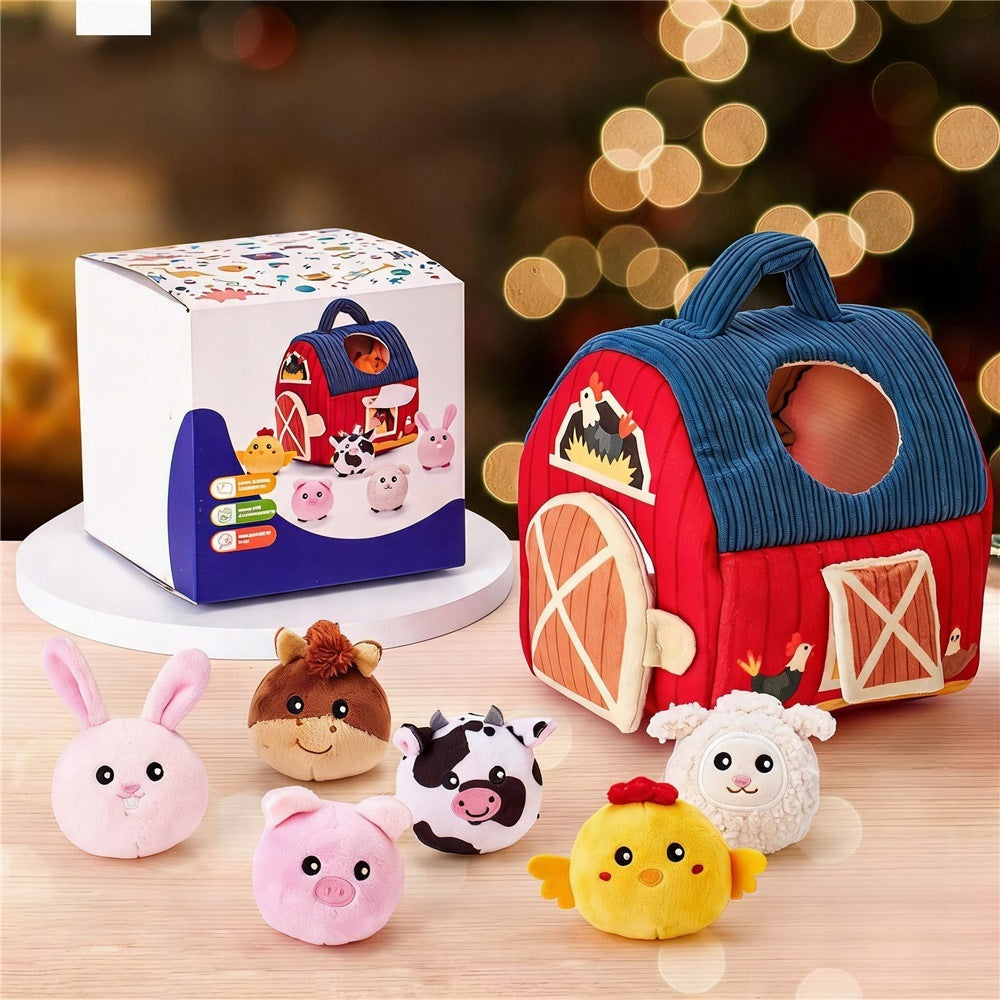 EDUCATIONAL FARM MONTESSORI 7IN1 PLUSH ANIMALS CHILDREN'S TOY Manufacturer code 6TY26609999