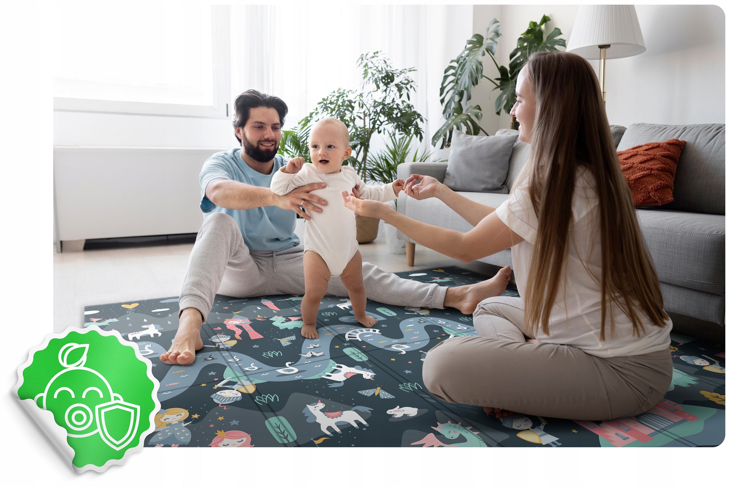 Lavinamasis kilimėlis Fluxar home MA-1014, 150x200cm