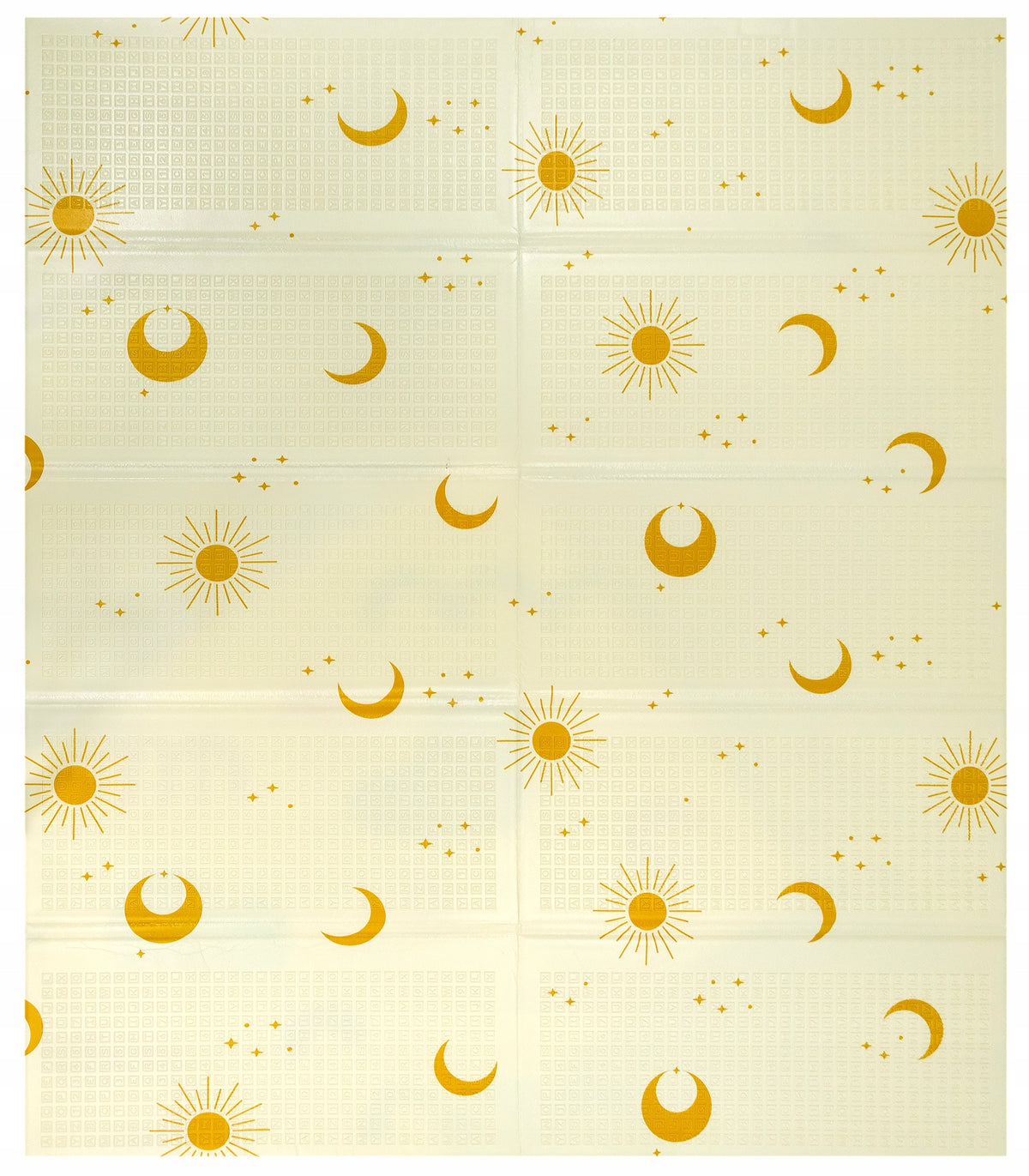 EDUCATIONAL FOAM MAT FOLDING 200X180 XPE SHAPES SUN MOON Manufacturer code 9077