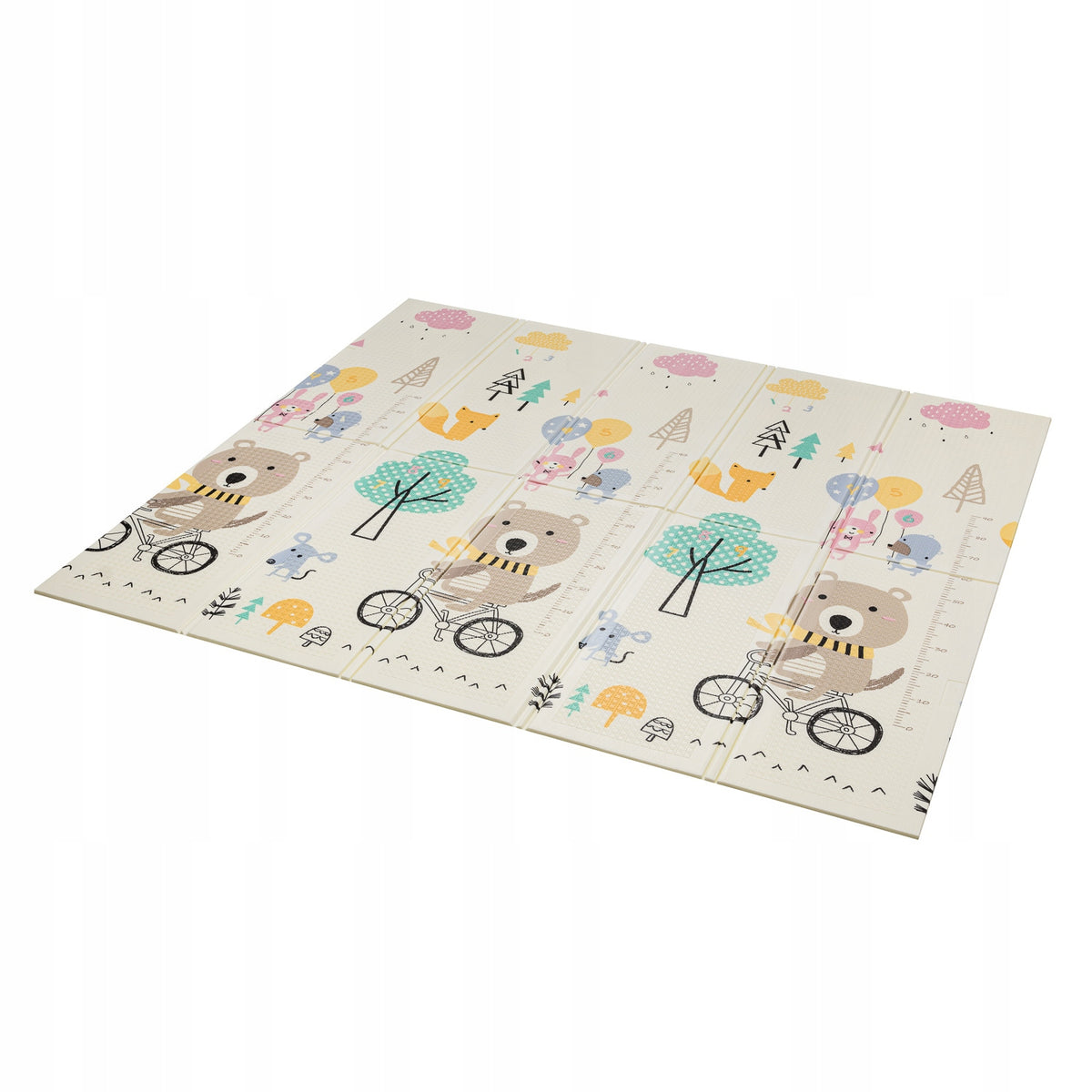 EDUCATIONAL FOAM MAT FOLDING DOUBLE-SIDED FOR CHILDREN BEAR 180×200 cm XPE Manufacturer code ME-05M