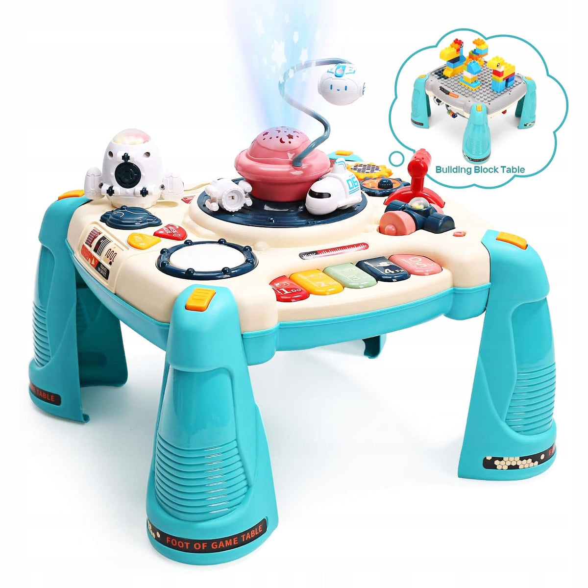 EDUCATIONAL INTERACTIVE MUSIC TABLE FOR CHILDREN PIANO CAROUSEL PHONE Brand no brand