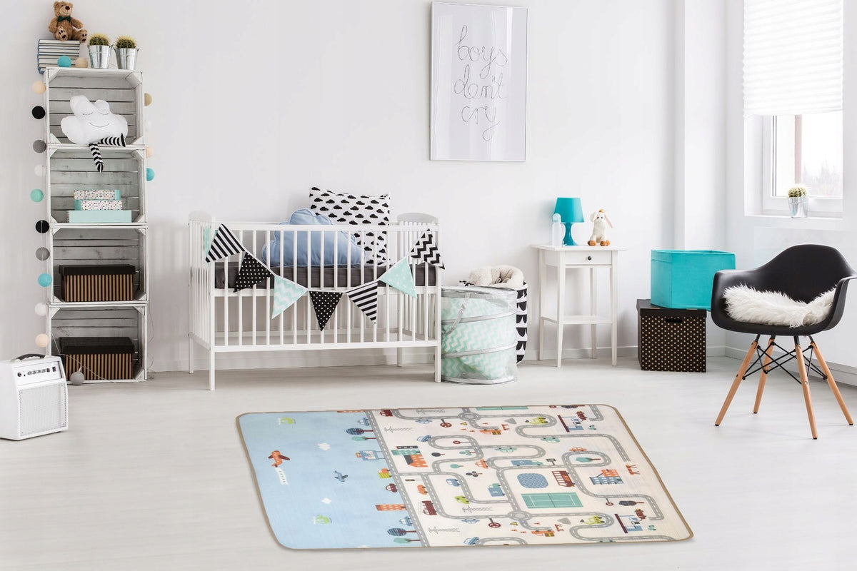 EDUCATIONAL MAT FOAM CITY STREETS 100 X 150 CM Manufacturer code ALM-EPE-UPZ-150100