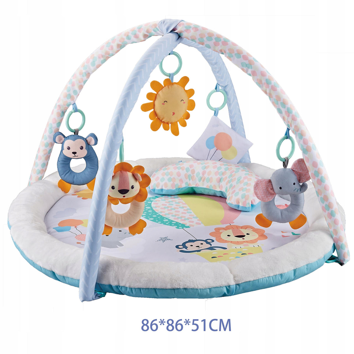 EDUCATIONAL MAT FOR BABIES PLUSH PLAYPEN COCOON INTERACTIVE PILLOW Packaging status original