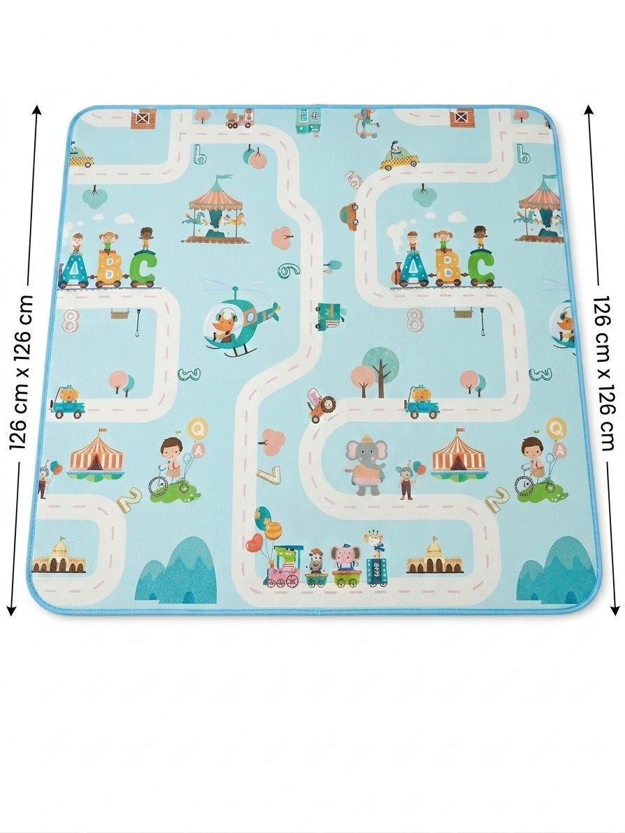 EDUCATIONAL MAT FOR BABY DOUBLE FOAM MAT FOR PLAYPEN 126X126 SOFT Packaging status original