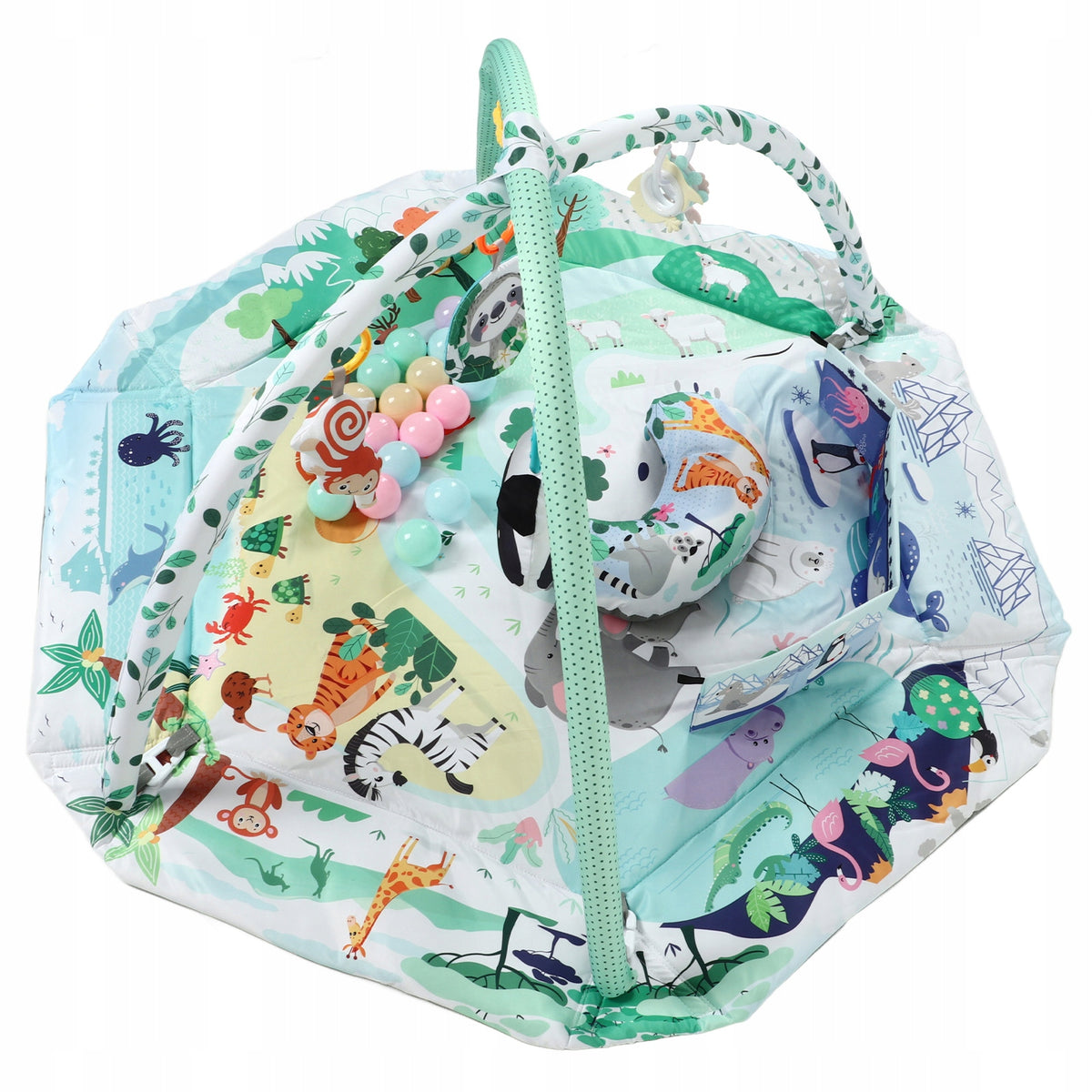 EDUCATIONAL MAT FOR CHILDREN PLAYPEN ACCESSORIES INTERACTIVE SQUARE TOYS