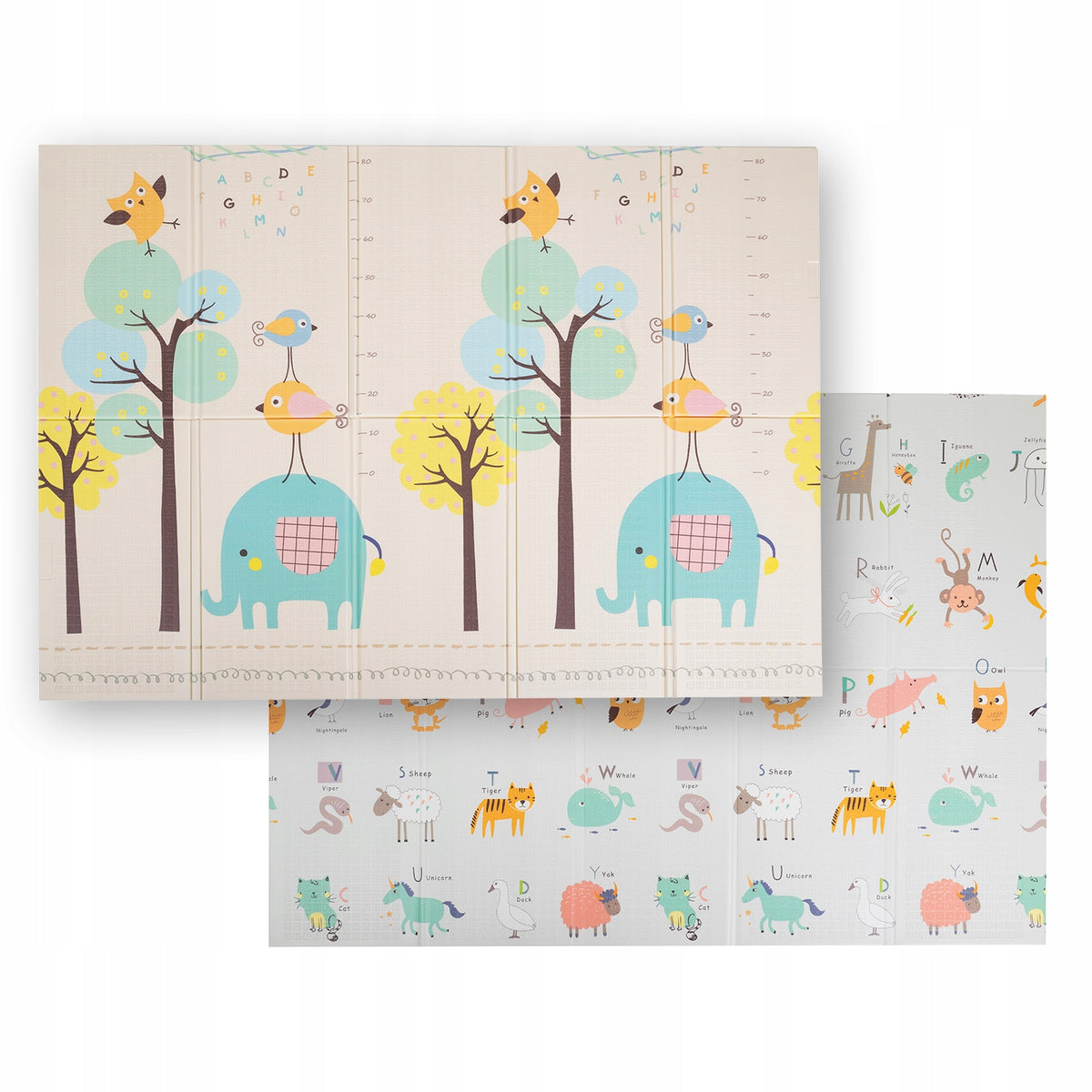 EDUCATIONAL MAT FOR CHILDREN folding double-sided 150x200 KiddyMoon FM-001 Packaging status original