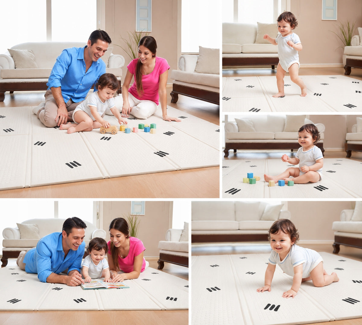 EDUCATIONAL MAT Foam Mat Folding For Children DOUBLE-SIDED LARGE 120x180cm Manufacturer code XPE-SKL-120X180-6