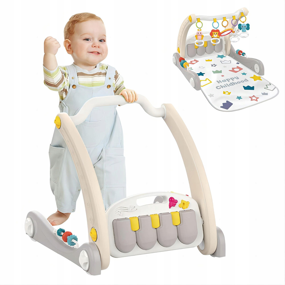 EDUCATIONAL MAT INTERACTIVE MULTIFUNCTIONAL WALKER PUSHER LEARNING BABIES Brand BOUNN