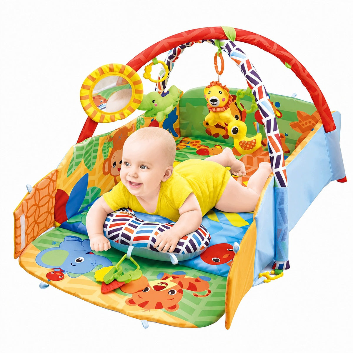 EDUCATIONAL MAT INTERACTIVE PLAYPEN RATTLE TOYS FOR CHILDREN GIFT Packaging status original
