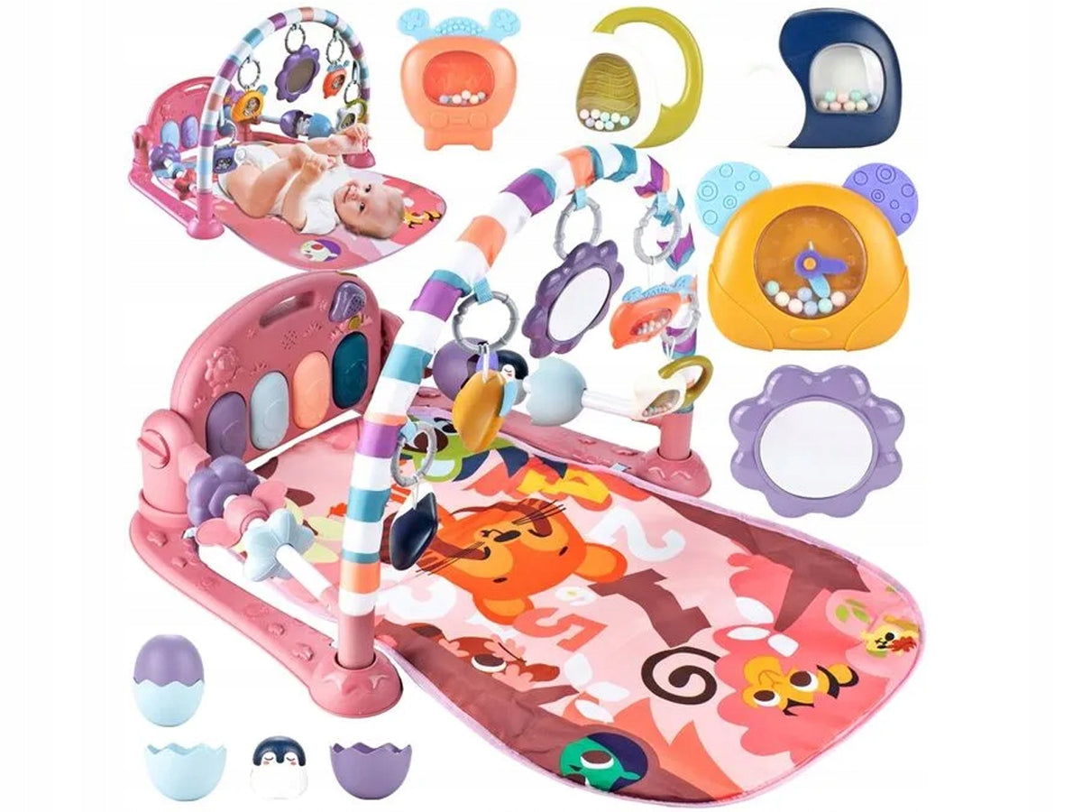EDUCATIONAL MAT PIANO FOR PLAYING Sound RATTLES TEETHERS FOR BABIES