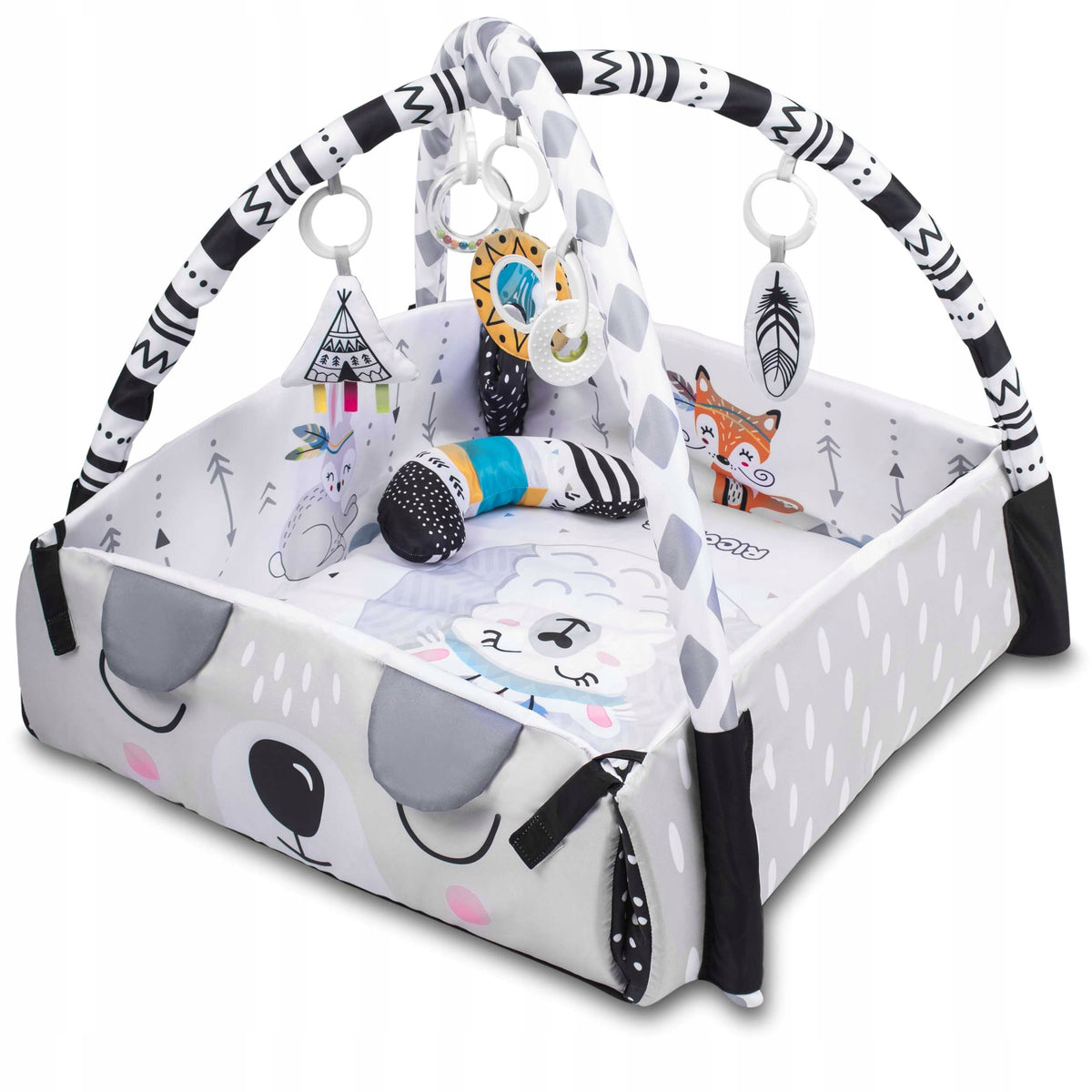EDUCATIONAL MAT RICOKIDS FOR BABIES LARGE SOFT ANIMALS + FREEBIE Packaging status original