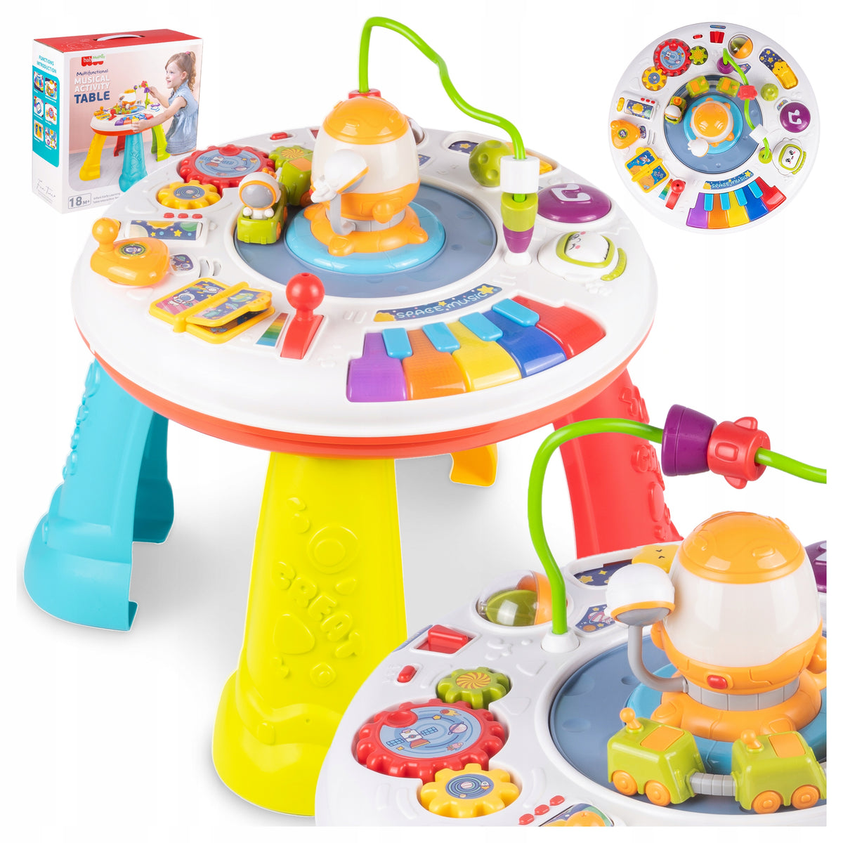 EDUCATIONAL MUSIC TABLE INTERACTIVE PIANO COSMOS SOUNDS OF LIGHT Manufacturer code 113628