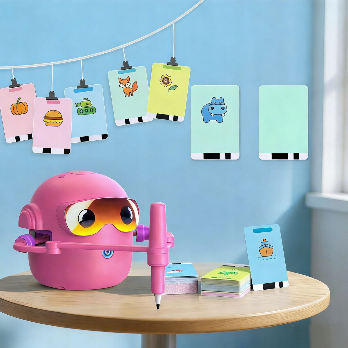 EDUCATIONAL ROBOT FOR LEARNING TO DRAW + COLORFUL PENS Brand no brand