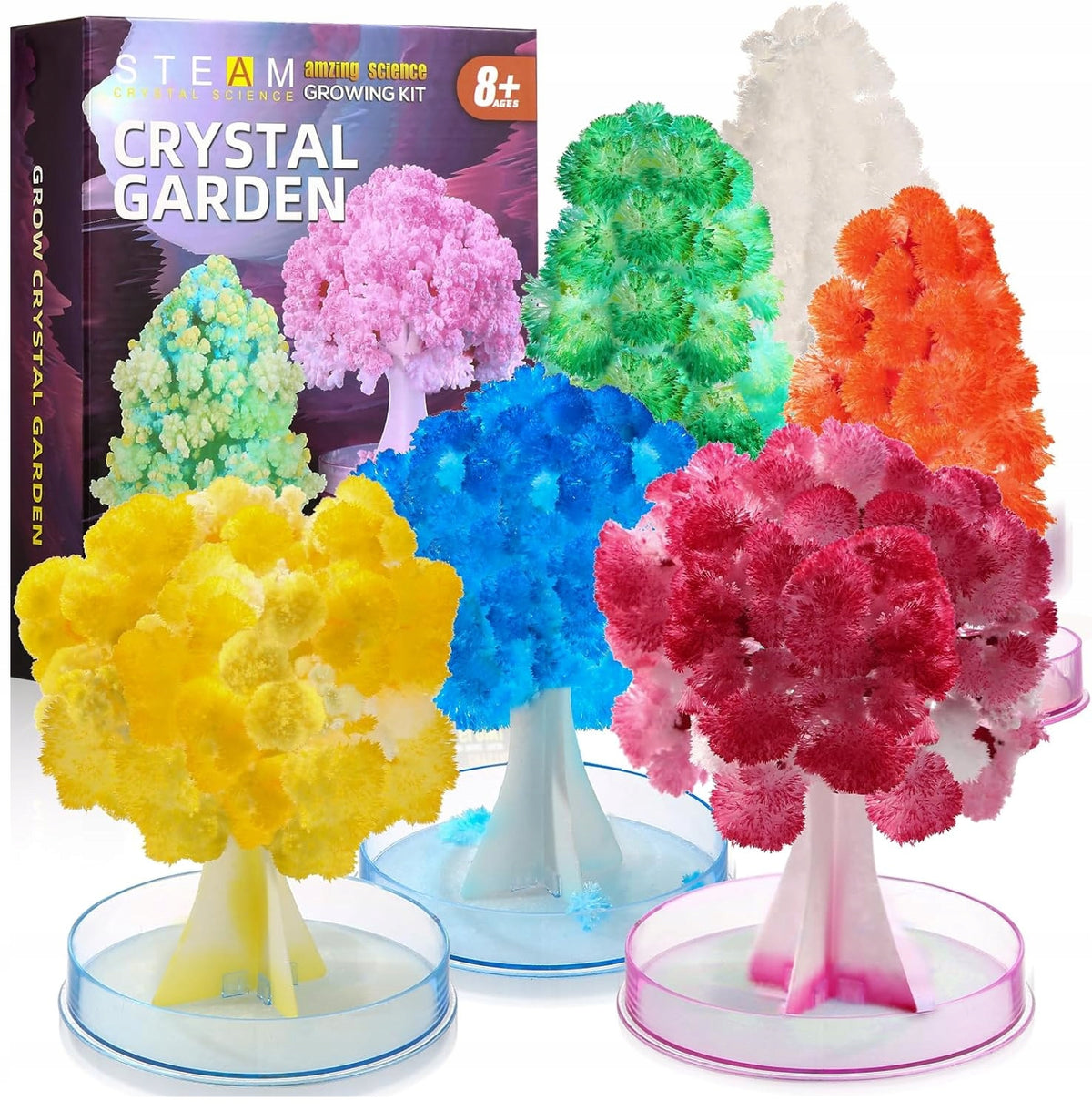 EDUCATIONAL SET FOR CHILDREN CRYSTAL BREEDING 6x CRYSTAL TREE Character/Title other