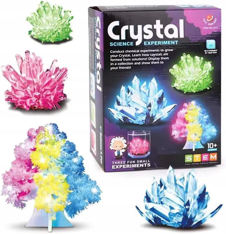 EDUCATIONAL SET SCIENTIFIC CRYSTAL BREEDING TREE EXPERIMENT SCIENCE Packaging status original