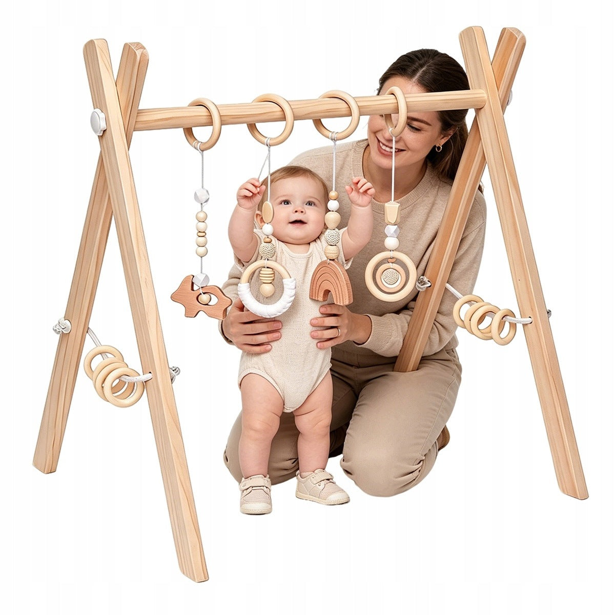 EDUCATIONAL STAND + 4 PENDANTS,BABY GYM