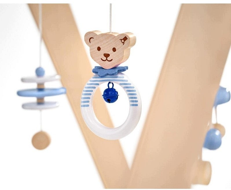 EDUCATIONAL STAND BABY GYM WOODEN FOR BABIES STEIFF SELECTA 59 CM Brand Schmidt Spiele