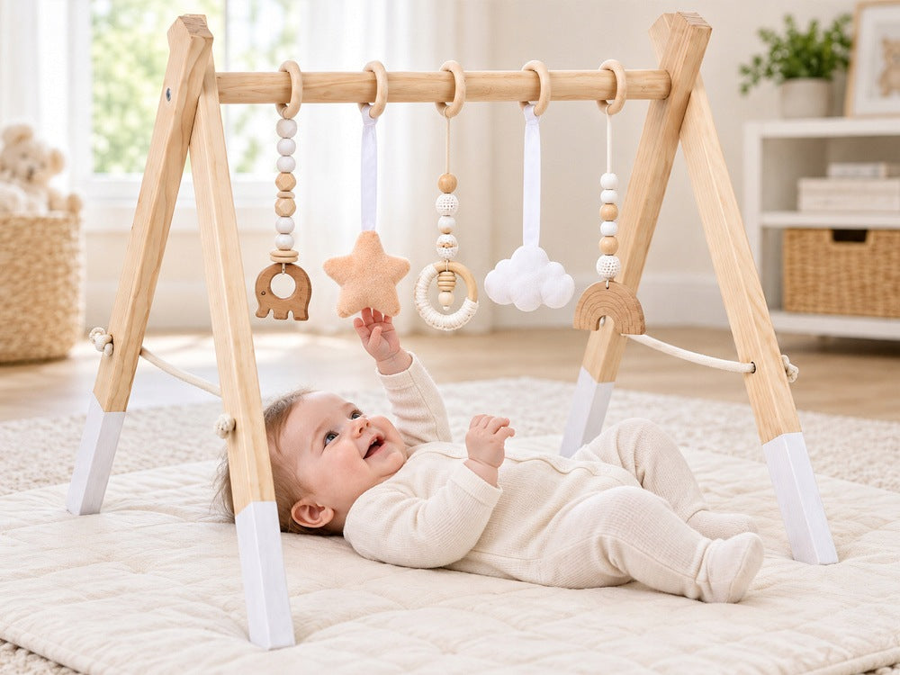 EDUCATIONAL STAND WITH PENDANTS FOR BABIES Brand Jokomisiada