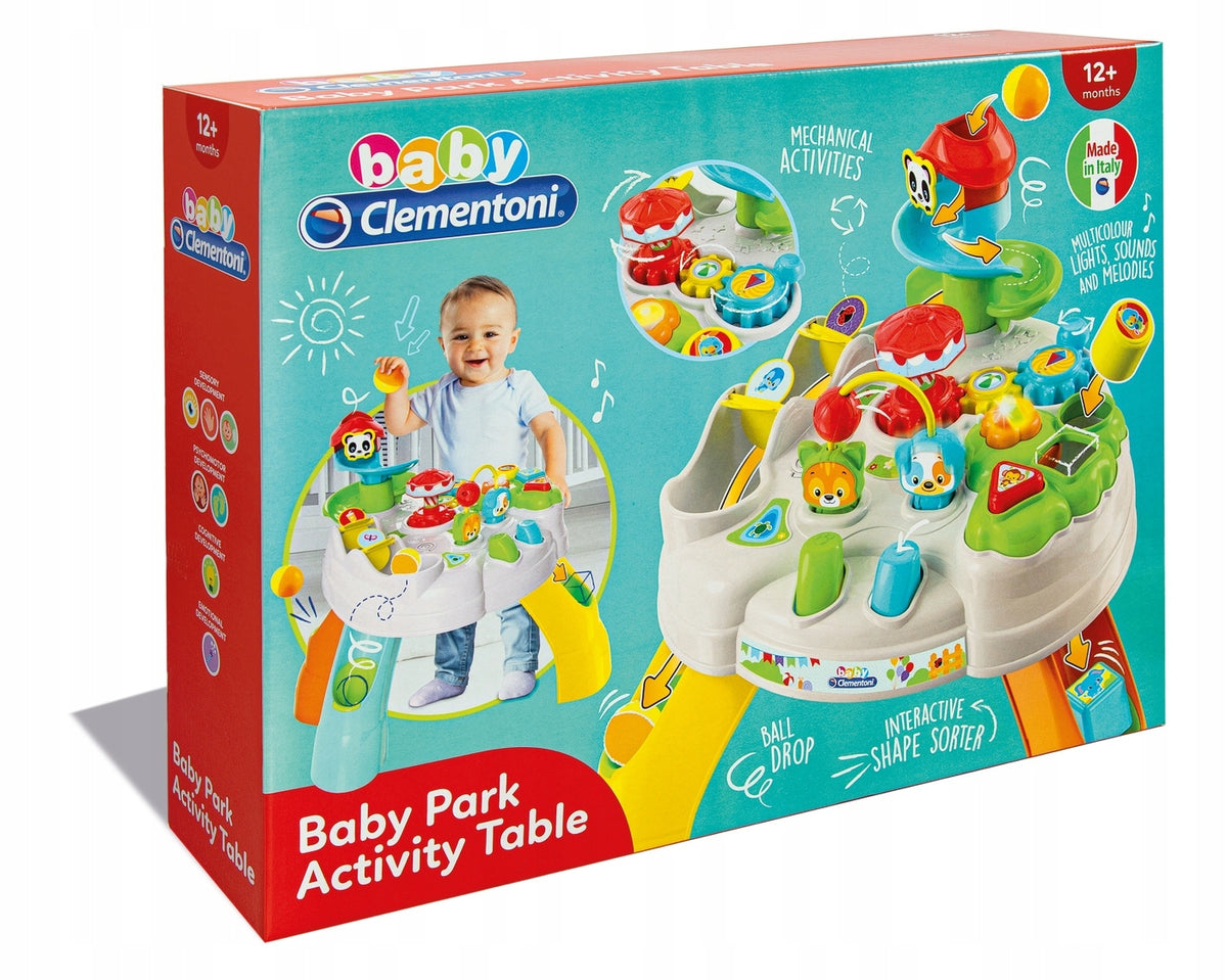 EDUCATIONAL TABLE CLEMENTONI 17300//CLEM BABY PARK ACTIVITY TABLE Packaging status original