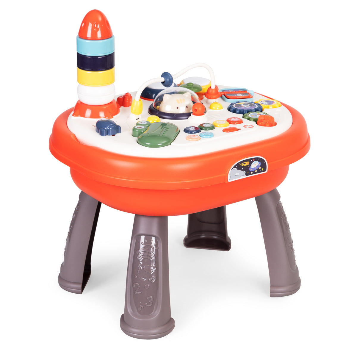 EDUCATIONAL TABLE FOR CHILDREN MUSIC SOUNDS GIFT FOR YEAR 5in1 BOARD