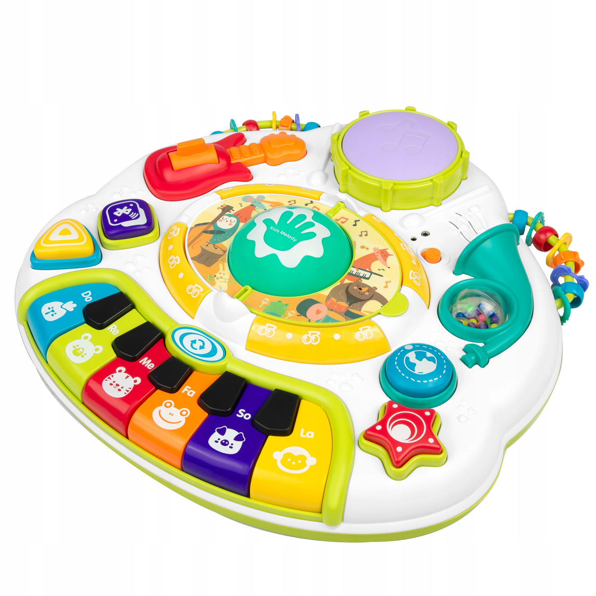 EDUCATIONAL TABLE INTERACTIVE 2in1 MUSIC PANEL BLUETOOTH MUSIC RICOKIDS Batteries included no