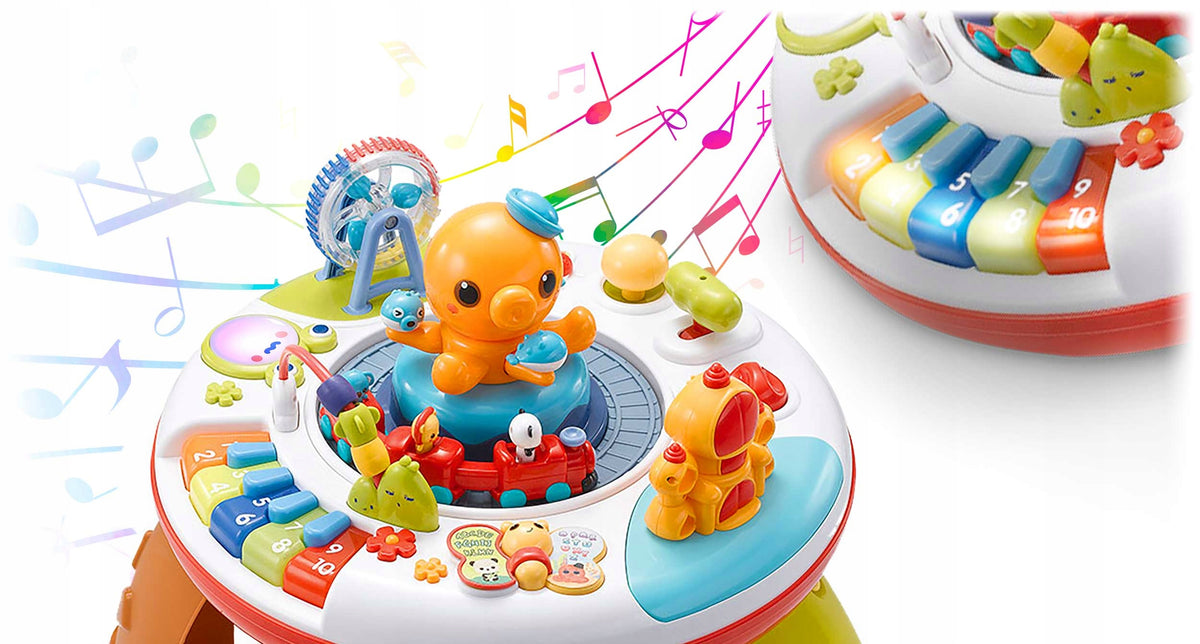 EDUCATIONAL TABLE INTERACTIVE 5in1 BOARD MUSIC PIANO SOLID RICOKIDS Brand RicoKids