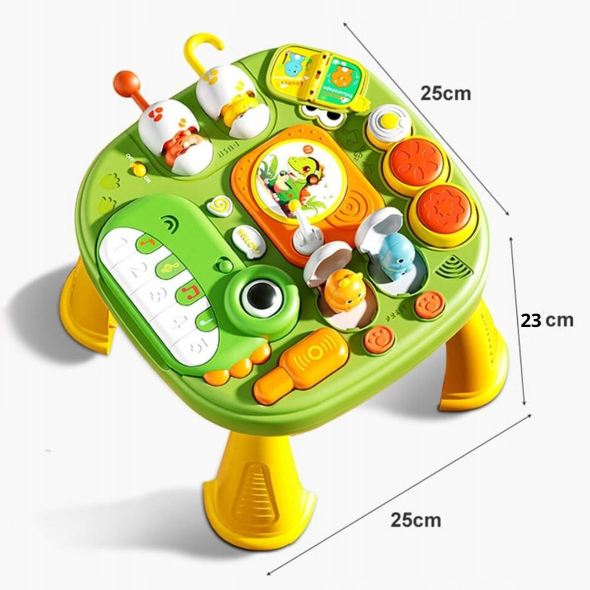 EDUCATIONAL TABLE INTERACTIVE MULTIFUNCTIONAL MUSICAL DINOSAUR Packaging status original
