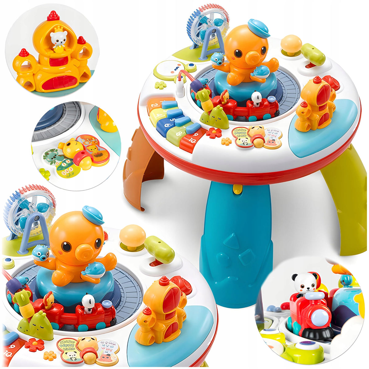 EDUCATIONAL TABLE INTERACTIVE OCTOPUS PIANO LIGHT SOUNDS