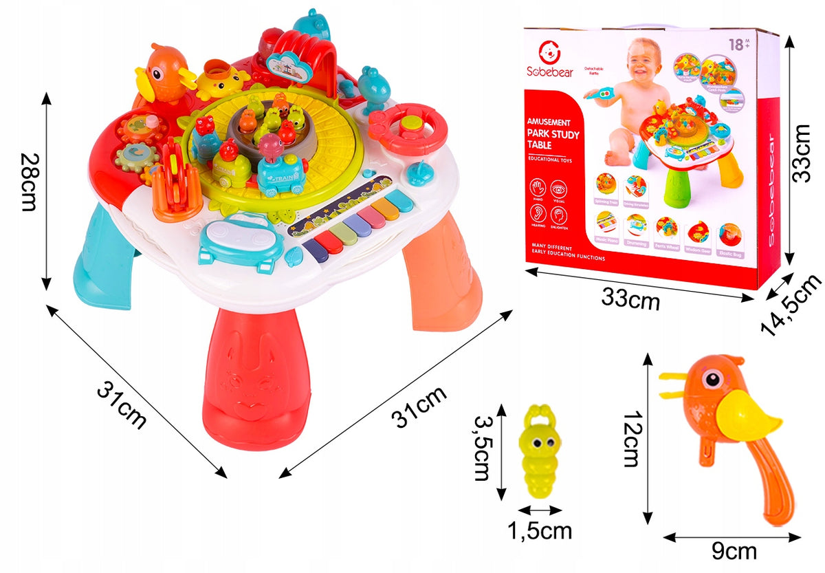EDUCATIONAL TABLE INTERACTIVE PIANO CLOTHES FOR CHILDREN TO PLAY Packaging status original