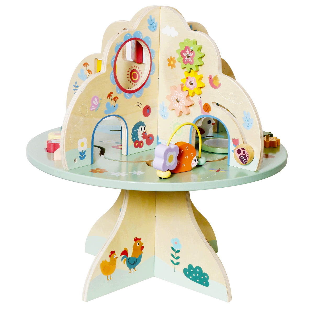 EDUCATIONAL TABLE MANIPULATIVE WOODEN SENSORY TREE GOTEL B70J Kid's age 3+ years