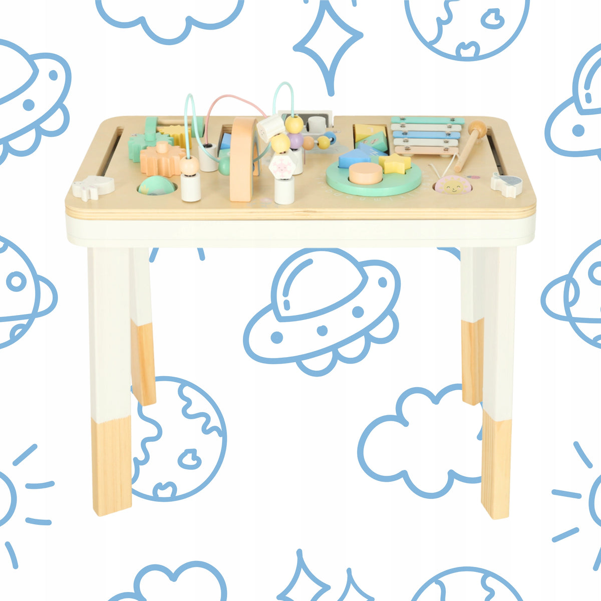 EDUCATIONAL TABLE MONTESSORI MANIPULATIVE SENSORY MINT FOR CHILDREN EAN (GTIN) 5901736221255