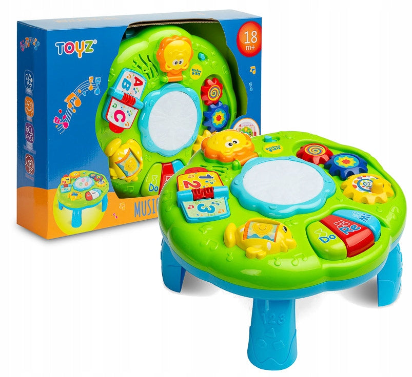 EDUCATIONAL TABLE MUSIC ZOO INTERACTIVE