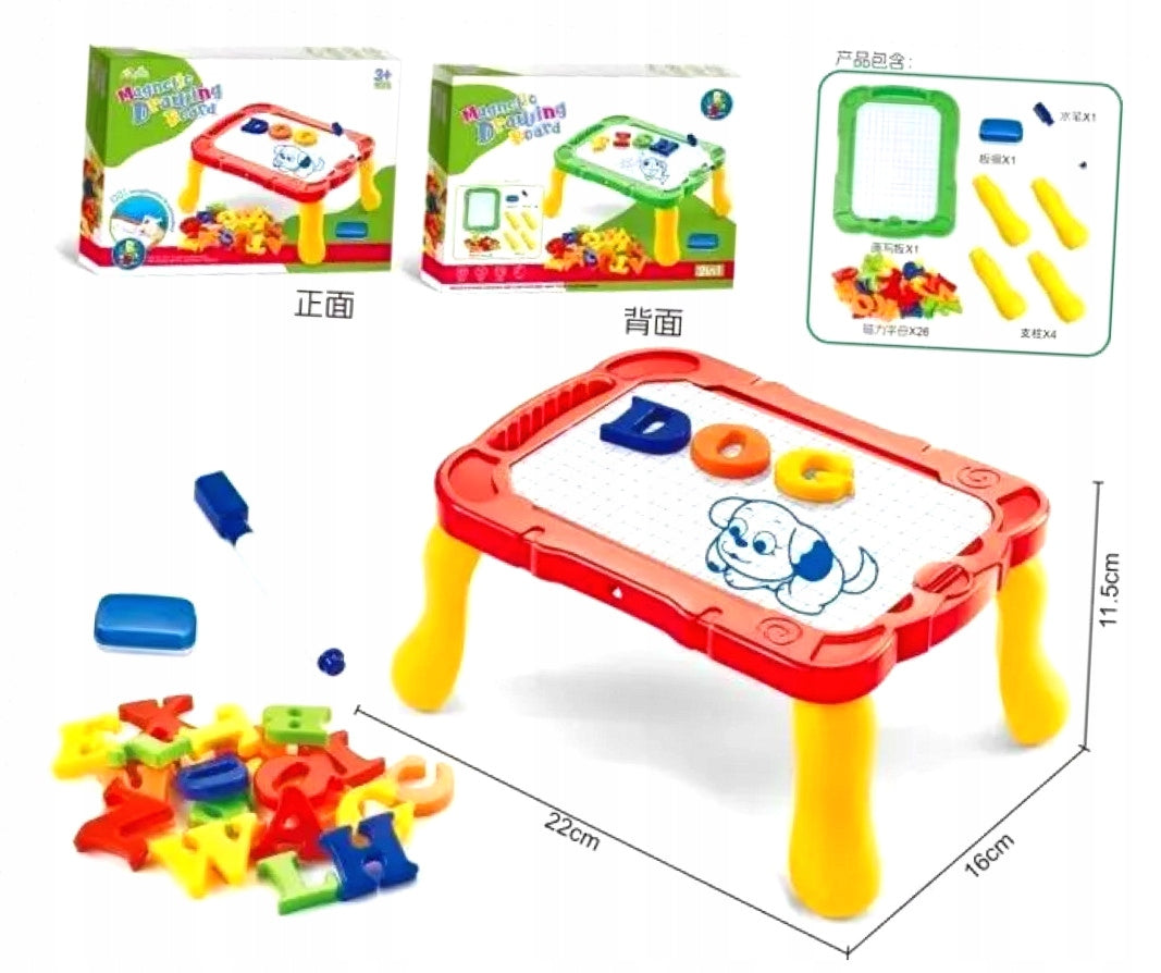 EDUCATIONAL TABLE Magnetic Board for Kids 3+ Good Gifts Packaging status original