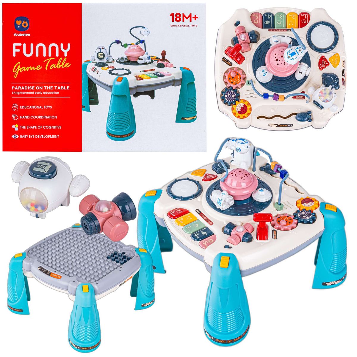 EDUCATIONAL TABLE Musical Interactive Space Projector 2in1 for Kids