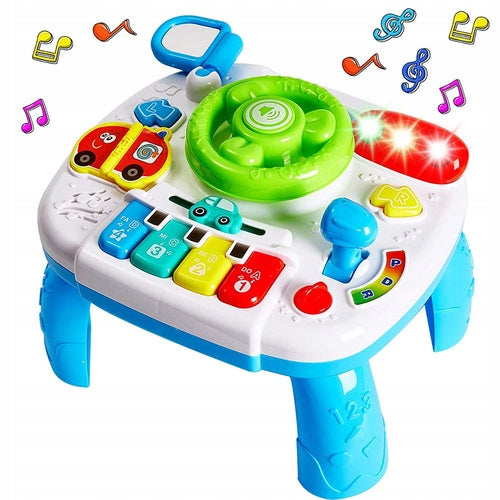EDUCATIONAL TABLE SMALL DRIVER MUSIC INTERACTIVE LIGHT Lean Brand LEAN Toys