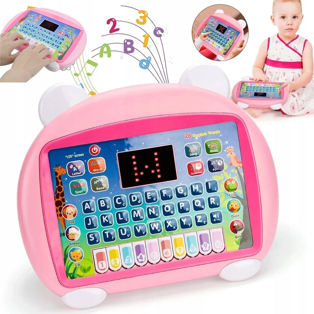 EDUCATIONAL TABLET 8 MODES INTERACTIVE TOY FOR CHILDREN 3-6 YEARS Packaging status original