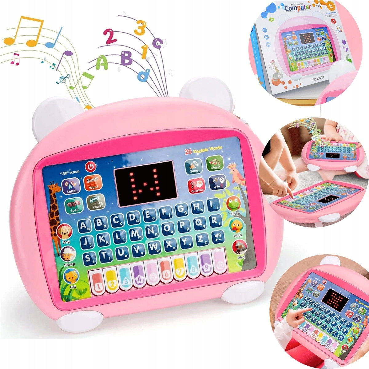 EDUCATIONAL TABLET 8 MODES INTERACTIVE TOY FOR CHILDREN 3-6 YEARS