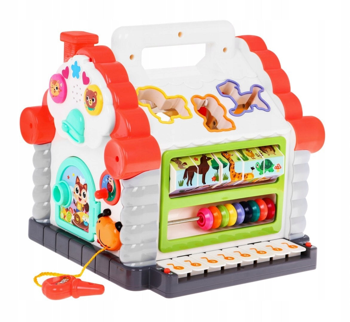 EDUCATIONAL TOY CUBE INTERACTIVE HOUSE PLAYING PIANO SORTER Brand Kinderplay