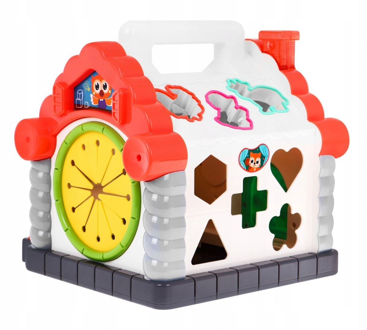 EDUCATIONAL TOY CUBE INTERACTIVE HOUSE PLAYING PIANO SORTER Material plastic