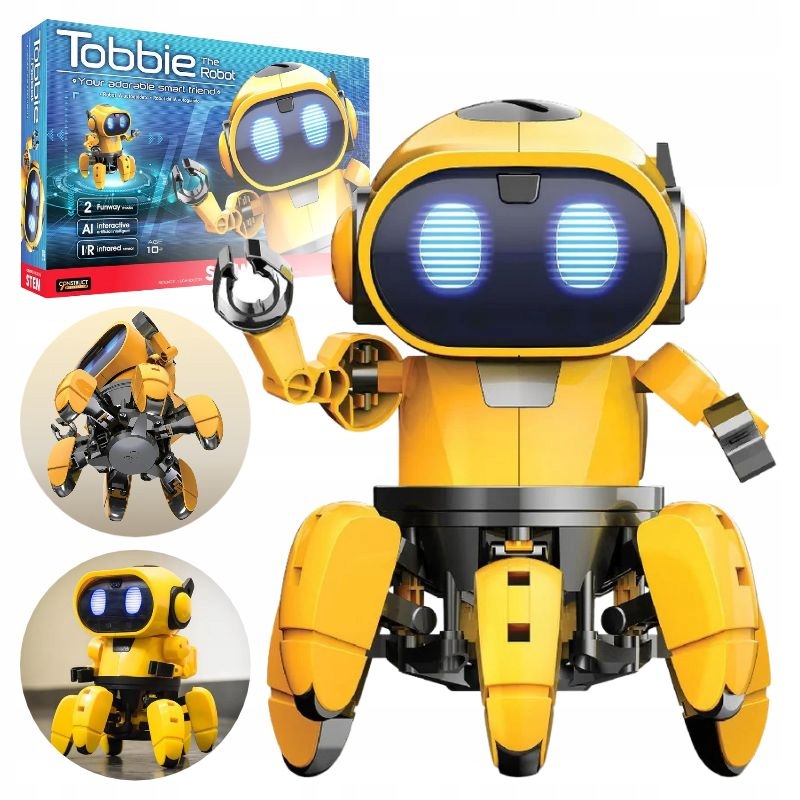 EDUCATIONAL TOY TOBBIE THE ROBOT INTERACTIVE GIFT SET FOR CHILDREN